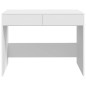 vidaXL Escritorio de madera contrachapada blanco 101x50x76,5 cm vidaXL Escritorio de madera contrachapada blanco 101x50x76,5 cm