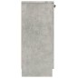 vidaXL Aparador de madera contrachapada gris hormigón 60x30x70 cm