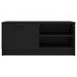 vidaXL Mueble para TV 2 pzas madera contrachapada negro 80x35x36,5 cm