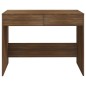 vidaXL Escritorio madera de ingeniería marrón roble 101x50x76,5 cm vidaXL Escritorio madera de ingeniería marrón roble 101x50x76,5 cm