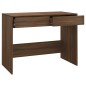 vidaXL Escritorio madera de ingeniería marrón roble 101x50x76,5 cm vidaXL Escritorio madera de ingeniería marrón roble 101x50x76,5 cm