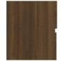 vidaXL Mueble de lavabo madera contrachapada roble marrón 80x38,5x45cm vidaXL Mueble de lavabo madera contrachapada roble marrón 80x38,5x45cm