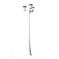 vidaXL Farola de jardín 3 brazos aluminio blanco 215 cm vidaXL Farola de jardín 3 brazos aluminio blanco 215 cm