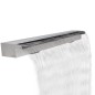 vidaXL Fuente cascada rectangular piscina acero inoxidable 120 cm vidaXL Fuente cascada rectangular piscina acero inoxidable 120 cm