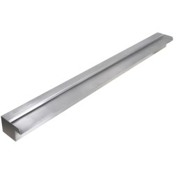 vidaXL Fuente cascada rectangular piscina acero inoxidable 120 cm