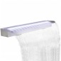 vidaXL Fuente cascada rectangular LED piscina acero inoxidable 150 cm vidaXL Fuente cascada rectangular LED piscina acero inoxidable 150 cm