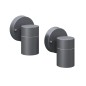 vidaXL Lámpara de pared exterior 2 uds acero inoxidable descendente vidaXL Lámpara de pared exterior 2 uds acero inoxidable descendente