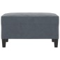 vidaXL Reposapiés de terciopelo gris oscuro 70x55x41 cm vidaXL Reposapiés de terciopelo gris oscuro 70x55x41 cm