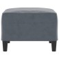 vidaXL Reposapiés de terciopelo gris oscuro 70x55x41 cm vidaXL Reposapiés de terciopelo gris oscuro 70x55x41 cm