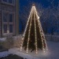 vidaXL Red de luces de árbol de Navidad 250 LEDs blanco frío 250 cm vidaXL Red de luces de árbol de Navidad 250 LEDs blanco frío 250 cm
