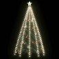 vidaXL Red de luces de árbol de Navidad 250 LEDs blanco frío 250 cm vidaXL Red de luces de árbol de Navidad 250 LEDs blanco frío 250 cm