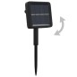 vidaXL Tiras de luces solares LED 2 uds azul interior/exterior vidaXL Tiras de luces solares LED 2 uds azul interior/exterior