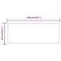 vidaXL Espejo de baño con LED 100x40 cm vidaXL Espejo de baño con LED 100x40 cm
