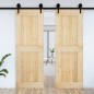 vidaXL Puerta NARVIK madera maciza pino 80x210 cm vidaXL Puerta NARVIK madera maciza pino 80x210 cm