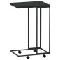 vidaXL Armario auxiliar con ruedas contrachapado negro 40x30x63,5 cm vidaXL Armario auxiliar con ruedas contrachapado negro 40x30x63,5 cm