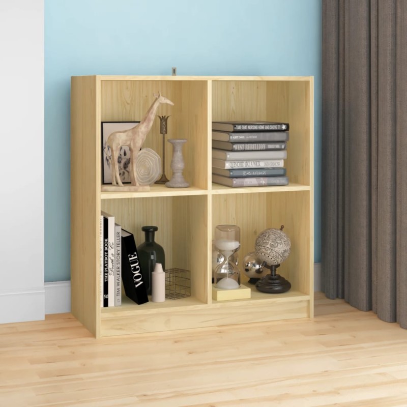 vidaXL Aparador madera maciza de pino 70x33x76 cm vidaXL Aparador madera maciza de pino 70x33x76 cm