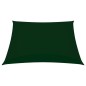 vidaXL Toldo de vela cuadrado tela Oxford verde oscuro 2x2 m
