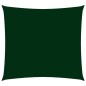 vidaXL Toldo de vela cuadrado tela Oxford verde oscuro 3x3 m