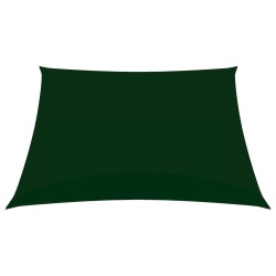 vidaXL Toldo de vela cuadrado tela Oxford verde oscuro 3x3 m