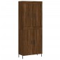 vidaXL Aparador alto madera contrachapada marrón roble 69,5x34x180 cm vidaXL Aparador alto madera contrachapada marrón roble 69,5x34x180 cm