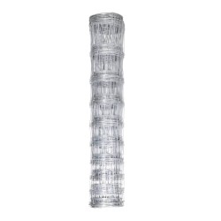 vidaXL Valla de jardín de acero galvanizado 50 m 120 cm