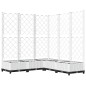 vidaXL Jardinera con enrejado PP blanco 120x120x121,5 cm vidaXL Jardinera con enrejado PP blanco 120x120x121,5 cm