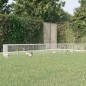 vidaXL Jaula para conejos 4 paneles hierro galvanizado 433x109x54 cm