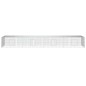 vidaXL Jaula para conejos 4 paneles hierro galvanizado 433x109x54 cm