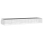 vidaXL Jaula para conejos 4 paneles hierro galvanizado 433x109x54 cm