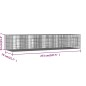 vidaXL Jaula para conejos 5 paneles hierro galvanizado 273x79x54 cm vidaXL Jaula para conejos 5 paneles hierro galvanizado 273x79x54 cm