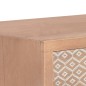 vidaXL Mesa consola con 3 cajones madera maciza de pino 100x30x73 cm vidaXL Mesa consola con 3 cajones madera maciza de pino 100x30x73 cm