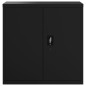 vidaXL Armario archivador de acero negro 90x40x90 cm