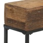 vidaXL Mesa consola de madera maciza reciclada 120x30x80 cm vidaXL Mesa consola de madera maciza reciclada 120x30x80 cm