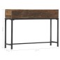 vidaXL Mesa consola de madera maciza reciclada 120x30x80 cm vidaXL Mesa consola de madera maciza reciclada 120x30x80 cm