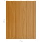 vidaXL Panel de tejado acero galvanizado color madera 12 uds 60x45 cm