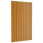 vidaXL Panel de tejado acero galvanizado color madera 12 uds 80x45 cm vidaXL Panel de tejado acero galvanizado color madera 12 uds 80x45 cm