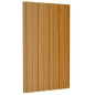 vidaXL Panel de tejado acero galvanizado color madera 12 uds 80x45 cm vidaXL Panel de tejado acero galvanizado color madera 12 uds 80x45 cm