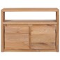 vidaXL Aparador de madera maciza de teca 80x30x60 cm vidaXL Aparador de madera maciza de teca 80x30x60 cm