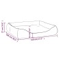 vidaXL Cama para perros de cuero sintético azul oscuro 120x100x27 cm vidaXL Cama para perros de cuero sintético azul oscuro 120x100x27 cm
