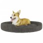 vidaXL Cama para perros de felpa gris 70x55x23 cm vidaXL Cama para perros de felpa gris 70x55x23 cm