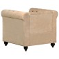 vidaXL Sillón Chesterfield de cuero auténtico marrón vidaXL Sillón Chesterfield de cuero auténtico marrón