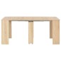 vidaXL Mesa de comedor extensible color roble Sonoma 175x90x75 cm vidaXL Mesa de comedor extensible color roble Sonoma 175x90x75 cm