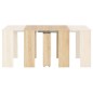 vidaXL Mesa de comedor extensible color roble Sonoma 175x90x75 cm vidaXL Mesa de comedor extensible color roble Sonoma 175x90x75 cm