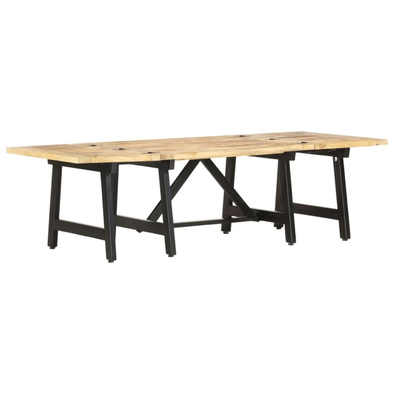 vidaXL Mesa de centro extensible de madera maciza de mango 160x70x45cm vidaXL Mesa de centro extensible de madera maciza de mango 160x70x45cm