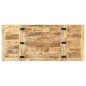 vidaXL Mesa de centro extensible de madera maciza de mango 160x70x45cm vidaXL Mesa de centro extensible de madera maciza de mango 160x70x45cm