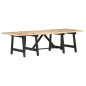 vidaXL Mesa de centro extensible de madera maciza de mango 160x70x45cm vidaXL Mesa de centro extensible de madera maciza de mango 160x70x45cm