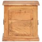 vidaXL Baúl de madera maciza de acacia 40x40x40 cm vidaXL Baúl de madera maciza de acacia 40x40x40 cm