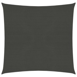 vidaXL Toldo de vela antracita HDPE 160 g/m² 6x6 m