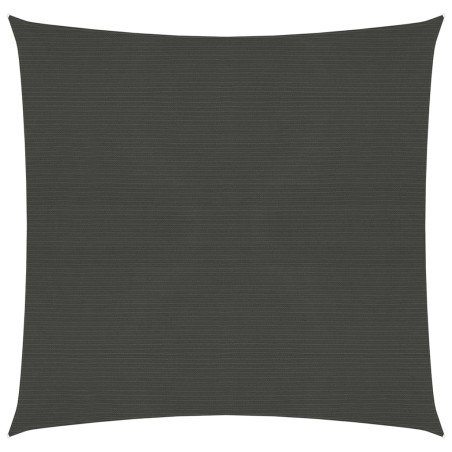vidaXL Toldo de vela antracita HDPE 160 g/m² 6x6 m