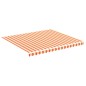 vidaXL Tela de repuesto para toldo amarillo y naranja 4x3,5 m vidaXL Tela de repuesto para toldo amarillo y naranja 4x3,5 m